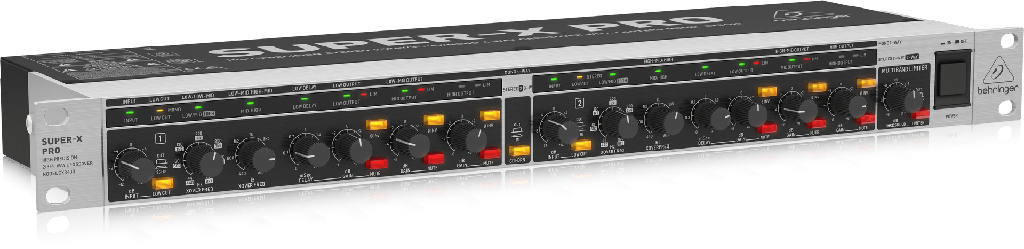 SUPER CROSSOVER ANALOGICO BEHRINGER, 2 VIAS STEREO, 3 VIAS MONO, 4 VIAS CON LIMITADORES, DELAY