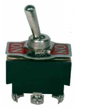 SWITCH NIPPON AMERICA, 117V, 10 A, 6 P ( ON-ON )