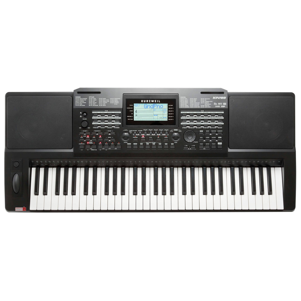 TECLADO ACCION DE SINTETIZADOR KURZWEIL, 61 TECLAS, SENSIBLE AL TACTO, USB, GRABADOR DE CANCIONES, COLOR NEGRO