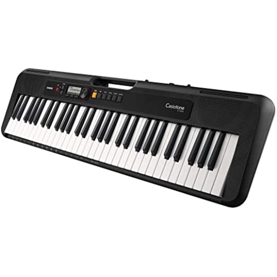 TECLADO CASIOTONE CASIO, 61 TECLAS, NEGRO, CON CARGADOR