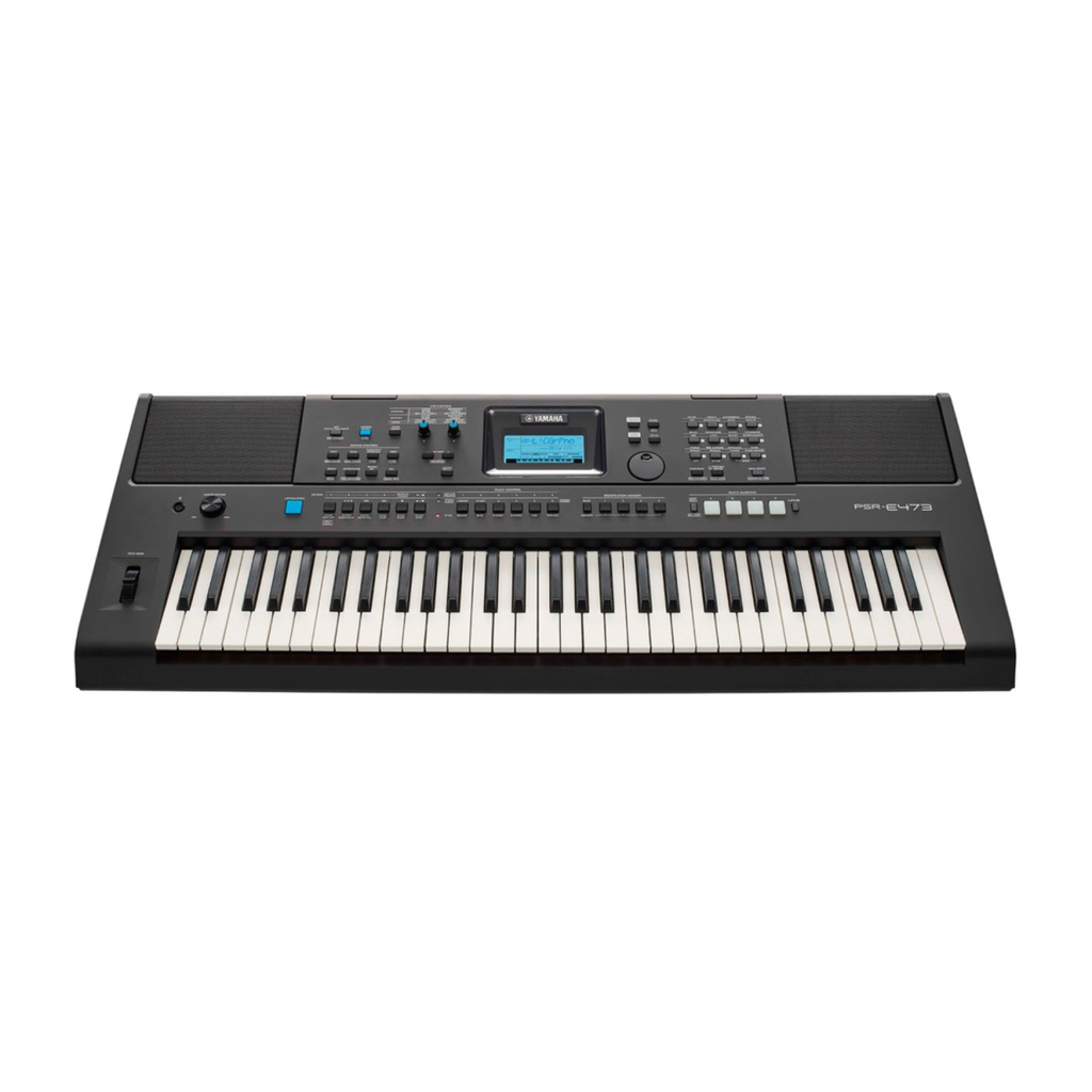 TECLADO PSR-E YAMAHA, 61 TECLAS, NEGRO, SIN CARGADOR