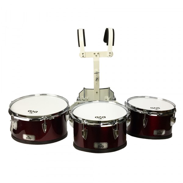 TRIPLE DVD, 10, 11, 12, COLOR VINO TINTO