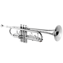 TROMPETA VIVALDI, NIQUELADO, CON BOQUILLA Y ESTUCHE