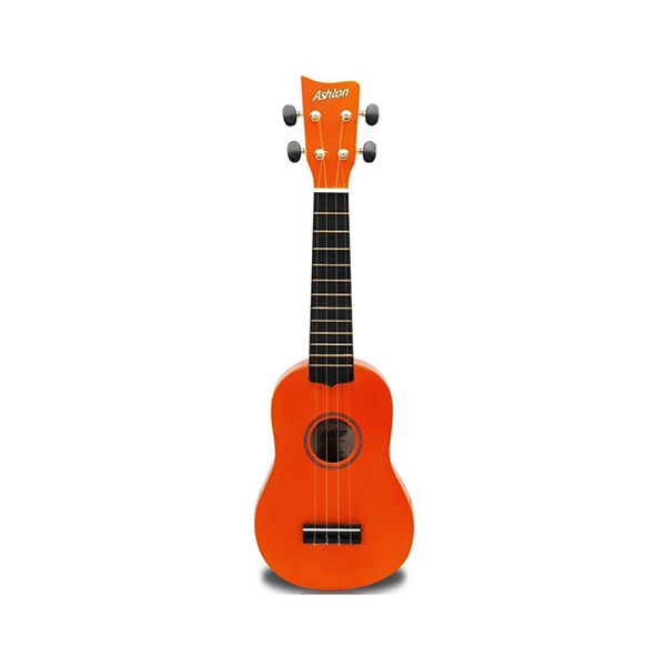 UKULELE SOPRANO 21 ASHTON, ANARANJADO, CON FUNDA