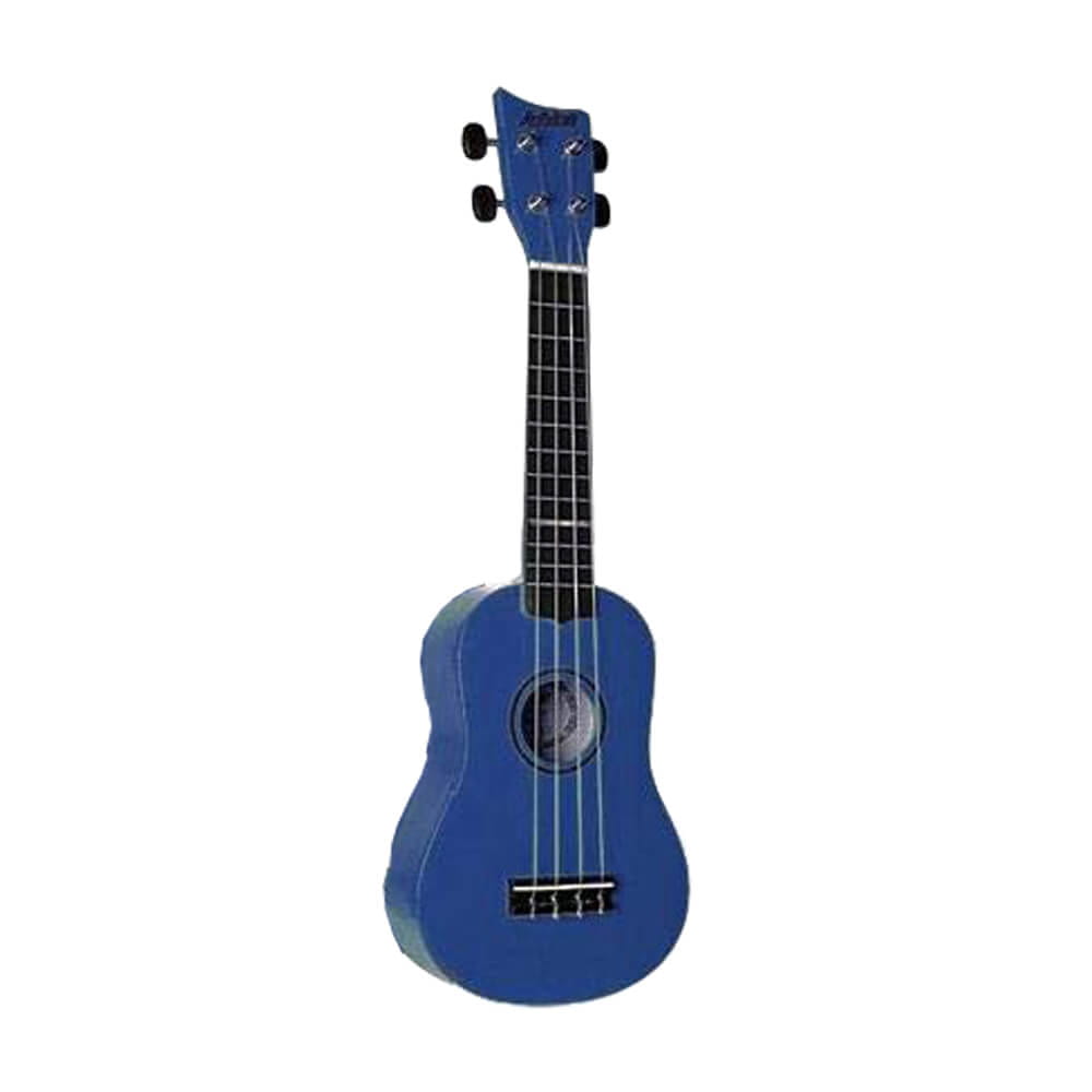 UKULELE SOPRANO 21 ASHTON, AZUL, CON FUNDA