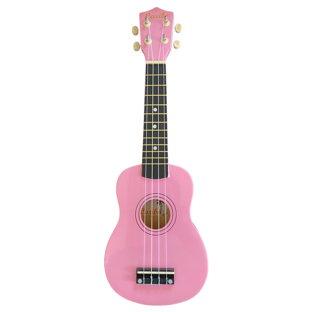 UKULELE SOPRANO 21 CARIBE, ROSADO, CON FUNDA