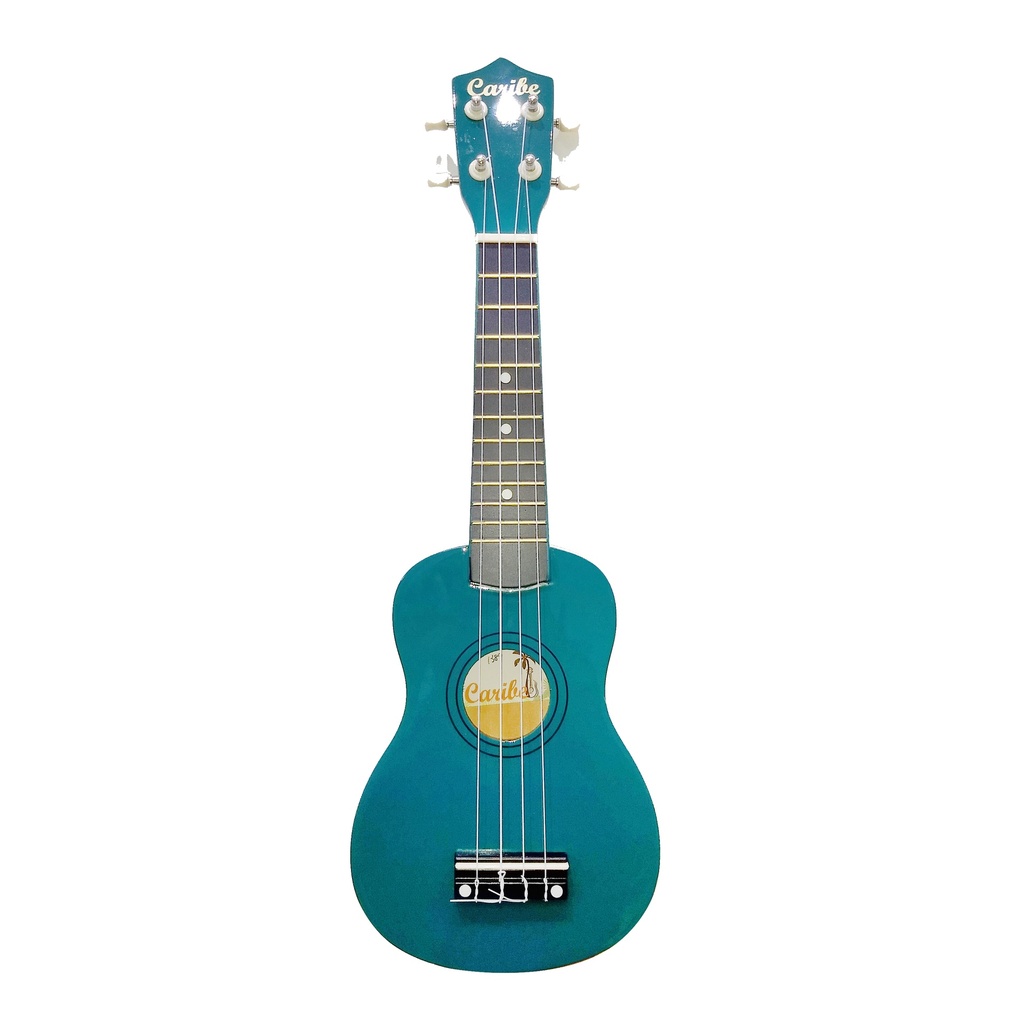 UKULELE SOPRANO 21 CARIBE, VERDE OSCURO, CON FUNDA