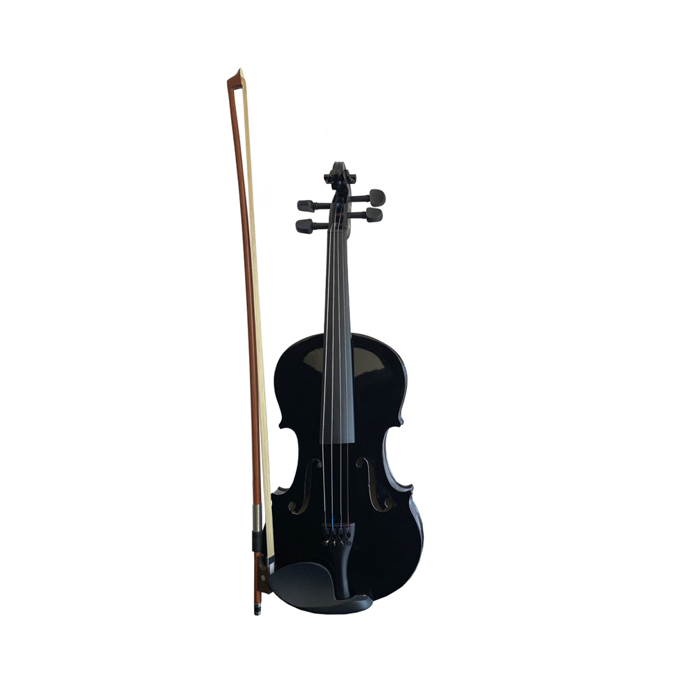 VIOLIN VIVALDI, 3/4, CUERDAS DE METAL, NEGRO, CON ESTUCHE