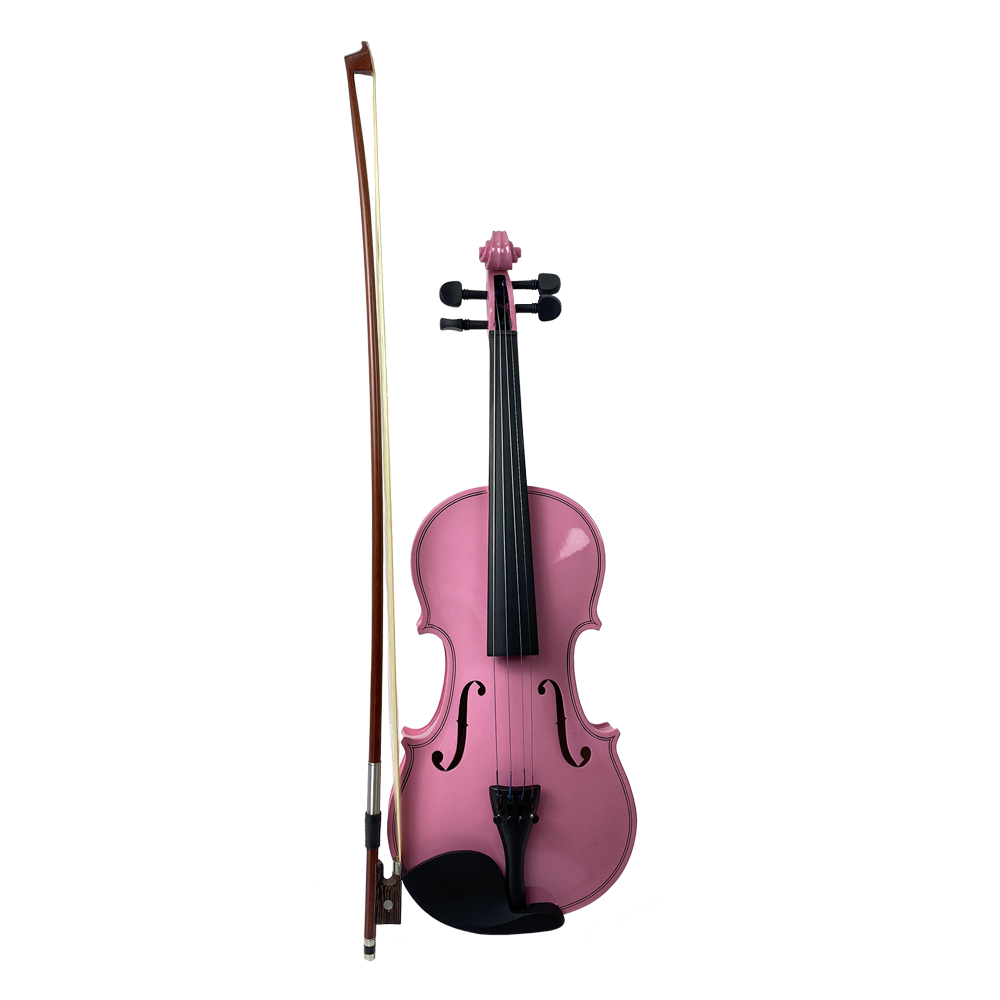 VIOLIN VIVALDI, 3/4, CUERDAS DE METAL, ROSADO, CON ESTUCHE