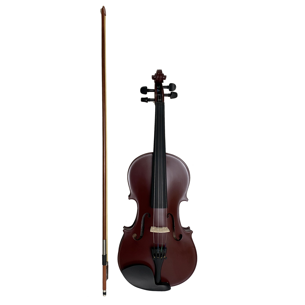 VIOLIN VIVALDI, 4/4, CUERDAS DE METAL, VINO TINTO, CON ESTUCHE