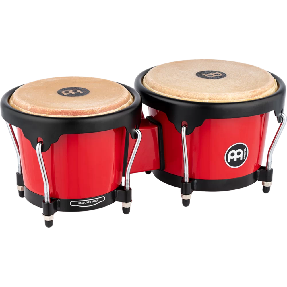BONGO JOURNEY MEINL, 6 1/2" Y 7 1/2", MADERA, COLOR ROJO