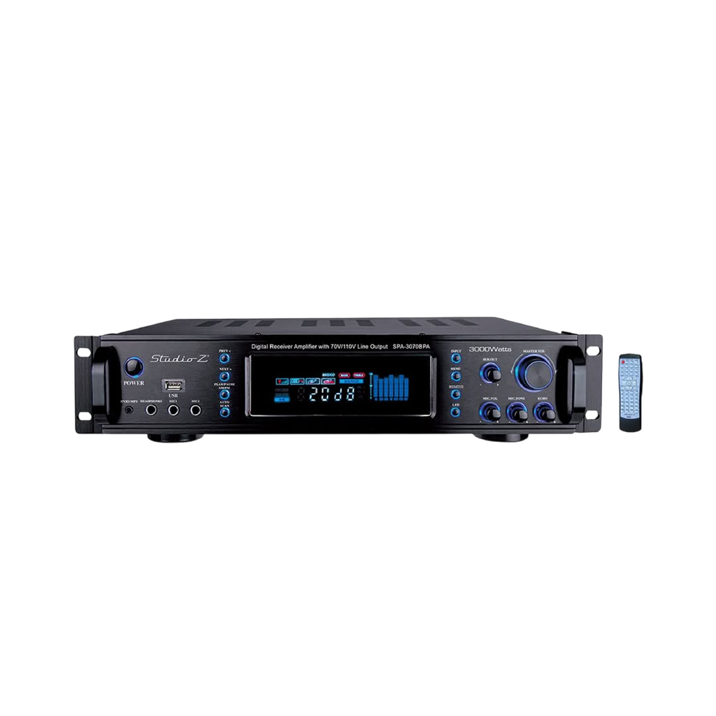 PODER STUDIO Z, PARA BOCINAS AMBIENTALES 3000W MP3/BT/USB/FM