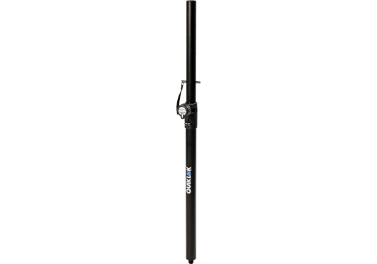 POLE QUIK LOCK, SOPORTE PARA ALTAVOZ, CON ROSCA, SOPORTA 125 lb, COLOR NEGRO