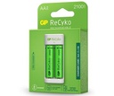 BATERIA RECARGABLE GP RECYKO, 2 BATERIAS AA, 2100mAh, CARGADOR USB-C INCLUIDO