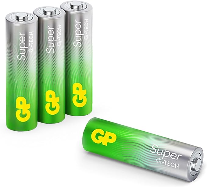 BATERIA GP, SUPER ALKALINA, 4 UNIDADES AA DE 1.5V