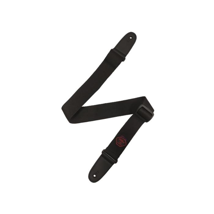 CINCHO ALICE, DE ALGODÓN Y CUERO, PARA GUITARRA/BAJO, NEGRO