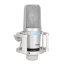 MICROFONO DE CONDENSADOR FET ALCTRON, DE ALTO RENDIMIENTO, CAPSULA DE 34MM, 20 Hz-20 kHz, CARCASA DE ZINC