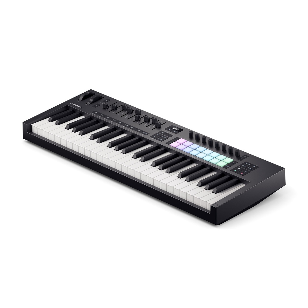 CONTROLADOR MIDI LAUNCHKEY, NOVATION, 49 TECLAS, COLOR NEGRO, PARA MAC/PC/OIS