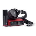 KIT DE INTERFAZ DE AUDIO FOCUSRITE,SERIE SCARLETT SOLO STUDIO PACK, G4, INTERFACE, MICROFONO Y AUDIFONOS.
