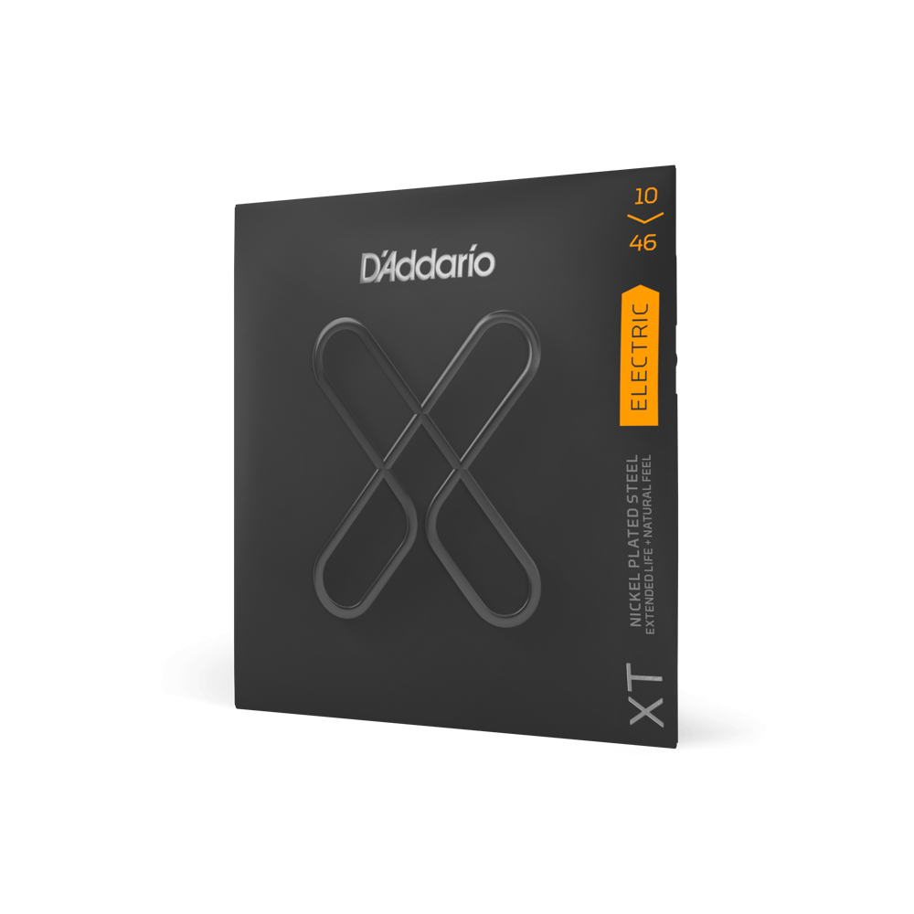 SET DE CUERDAS D'ADDARIO, PARA GUITARRA ELECTRICA, METAL, CALIBRE .10/46 XT NICKEL PLATED STEEL, REGULAR LIGHT, COATED