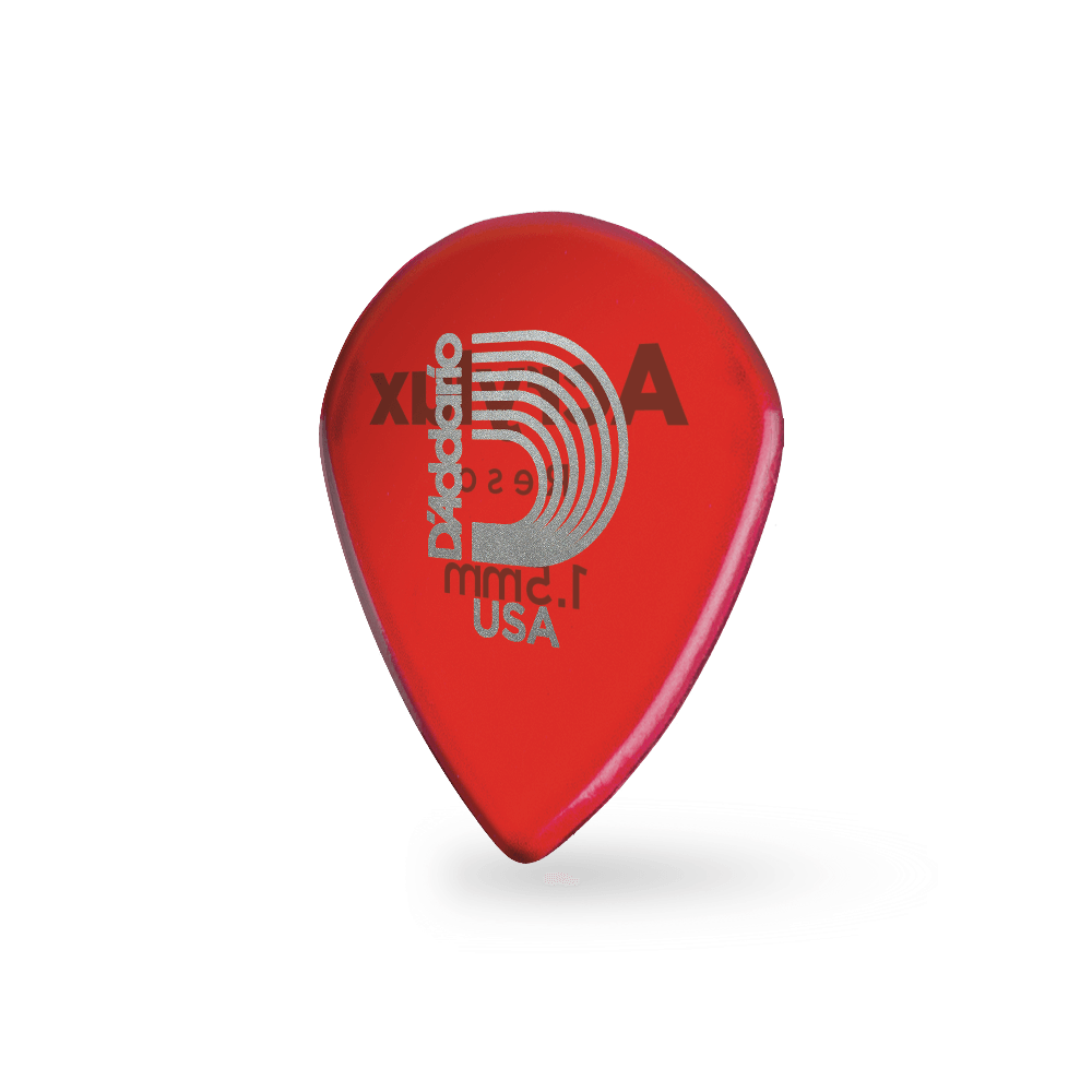 PUA D'ADDARIO, ACRYLIC RESO JAZZ PICK, TIPO GOTA, PLASTICO LISO, 1,5 mm, X UNIDAD