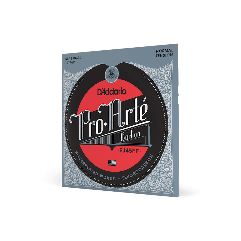 SET DE CUERDAS D´ADDARIO, SERIE PROARTE, PARA GUITARRA CLASICA, NYLON, TENSION NORMAL, CARBONO