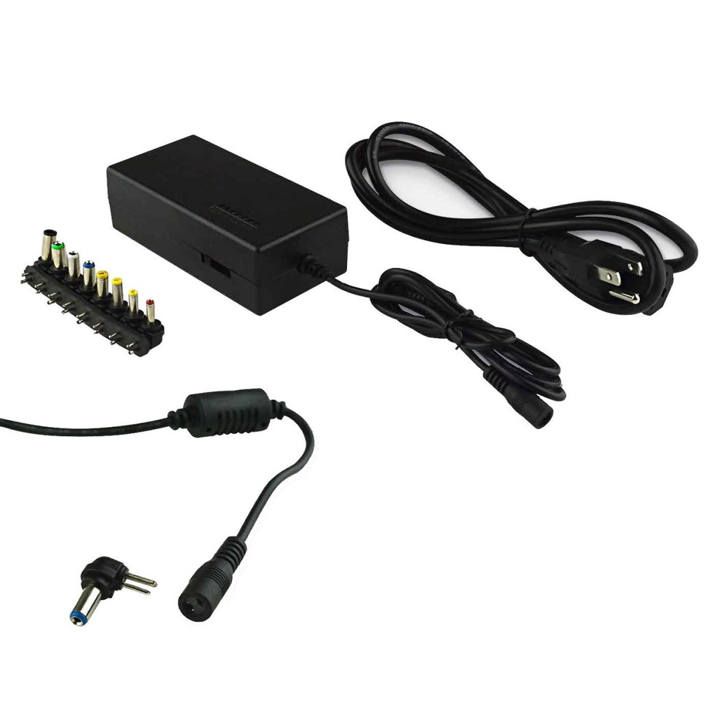 ADAPTADOR DE CORRIENTE AC/DC NIPPON AMERICA, 2A, 50W, 24V, USO UNIVERSAL, VARIOS CONECTORES