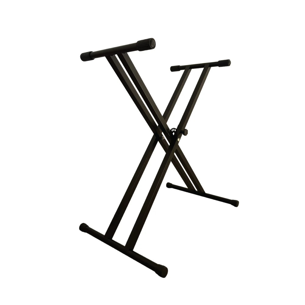 PEDESTAL STAR PERCUSSION, DOBLE BARRA, PARA TECLADO