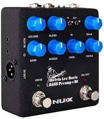 PEDAL PARA BAJO NUX, PRE-AMP + IR Y CAJA DIRECTA