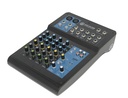 MEZCLADORA PASIVA TOPP PRO, 6 ENTRADAS (2 XLR y 2 LINE STEREO) (4 salidas LINE STEREO), INTERFACE USB