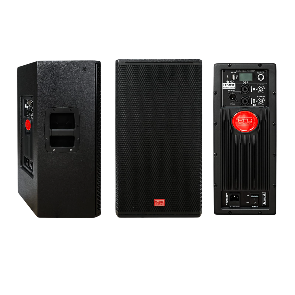 ALTAVOZ ACTIVO PROSOUND, 1X10", 900 WATTS MAX, 2 IN XLR, DSP USB/MP3/BT