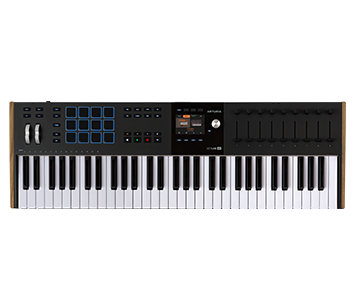 CONTROLADOR ARTURIA, KEYLAB MK3, 61 TECLAS, COLOR NEGRO