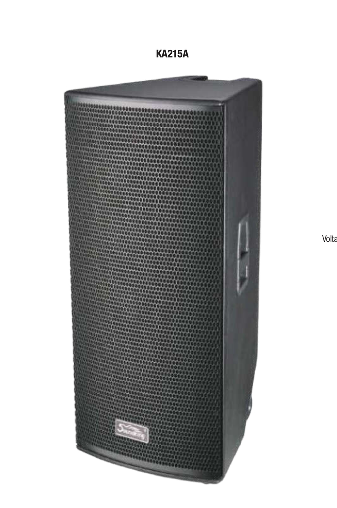 ALTAVOZ ACTIVO SOUNDKING, SERIE KA, TIPO COLUMNA, INCLUYE RODOS, 2 VIAS, (2X15"), 129 dB/SPL MAX, 1000 WATTS MAX