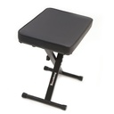 BANCO PARA PIANO O TECLADO SOUNDKING, RECTANGULO, COLOR NEGRO