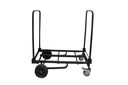 CARRITO DE CARGA SOUNDKING, CON PASAMANOS PLEGABLES, COLOR NEGRO