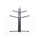 PEDESTAL PARA DOBLE TECLADO SOUNDKING, ESTILO CLASICO Z, ROBUSTO, AJUSTABLE, COLOR NEGRO