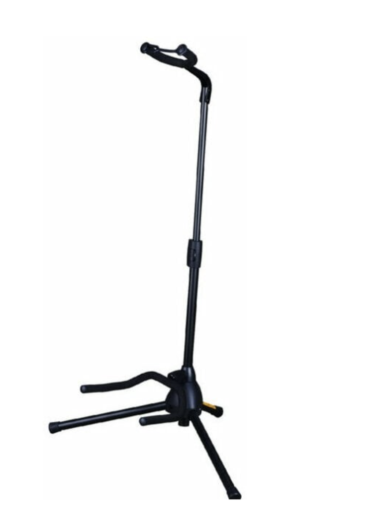 PEDESTAL PARA GUITARRA O BAJO SOUNDKING, PESO LIJERO, ALTURA AJUSTABLE, METALICO COLOR NEGRO