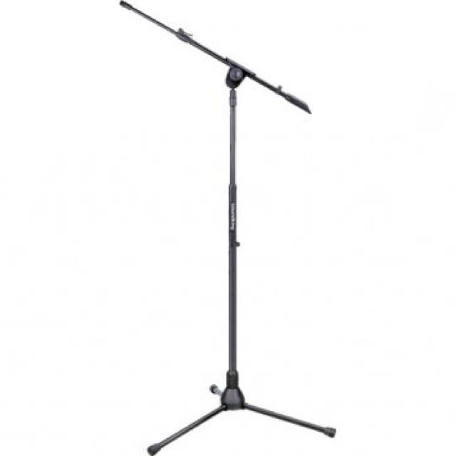 PEDESTAL PARA MICROFONO SOUNDKING, DOBLE BARRA, DE ACERO, COLOR