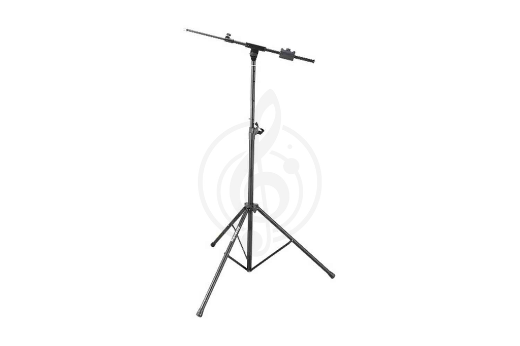 PEDESTAL PARA MICROFONO SOUNDKING, TELESCOPICO, CON CONTRAPESO DE 1KG, COLOR NEGRO