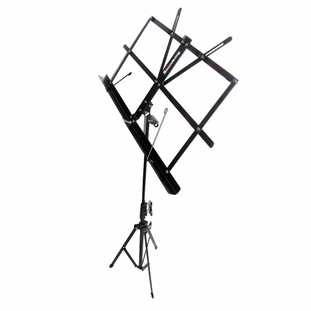 PEDESTAL PARA PARTITURAS (ATRIL) SOUNDKING, PLEGABLE, LIGERO, COLOR NEGRO