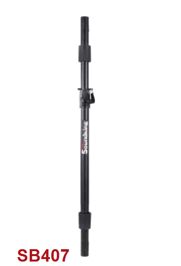 POLE  SOUNDKING, PARA ALTAVOZ, SOPORTA HASTA 35KG, PARA SOCKET 35MM, COLOR NEGRO