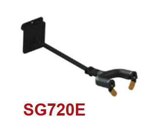 SOPORTE DE GUITARRA PARA PARED SOUNDKING, CON SISTEMA DE AUTO-AGARRE, CON EXTENSION, COLOR NEGRO