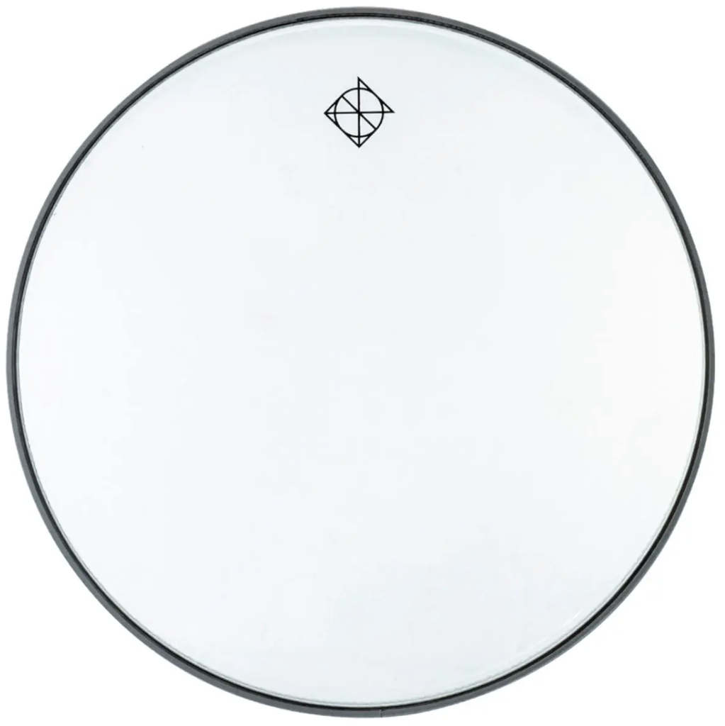 PARCHE PARA BOMBO DIXON, NO 22, ACEITADO, DOBLE CAPA, COLOR TRANSPARENTE