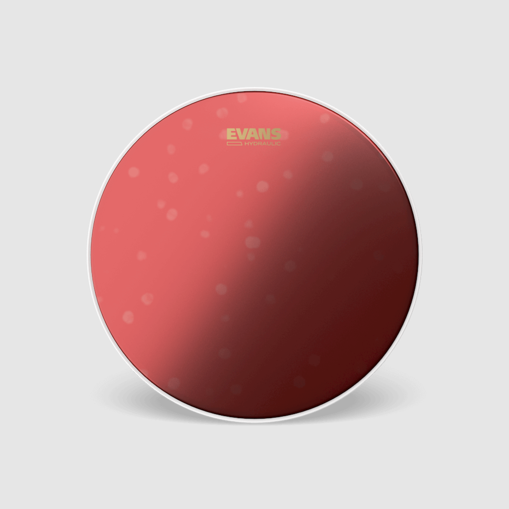 PARCHE EVANS, PARA TAMBOR DE 14, ROJO HIDRAULICO, 2 CAPAS, COATED