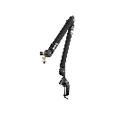 PEDESTAL DE ESCRITORIO RODE, PSA1+, PARA MICROFONO, CON BRAZO EXTENDIBLE MEDIANO Y CLIP PARA FIJACION EN MESA