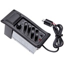 SISTEMA DE AMPLIFICACION (PREAMPLIFICADOR) ALICE, PARA GUITARRA ACUSTICA, CON EQ 4 BANDAS