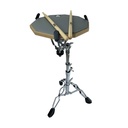 PAD PRACTICADOR DVD, DE 10"SOPORTE, ESTUCHE Y BAQUETAS