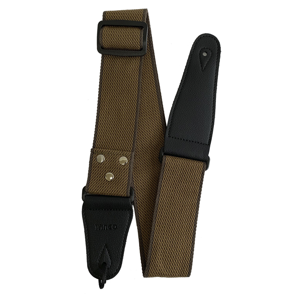 CINCHO BOCHELI, PARA GUITARRA/BAJO, MATERIAL DE ALGODON, CAFÉ