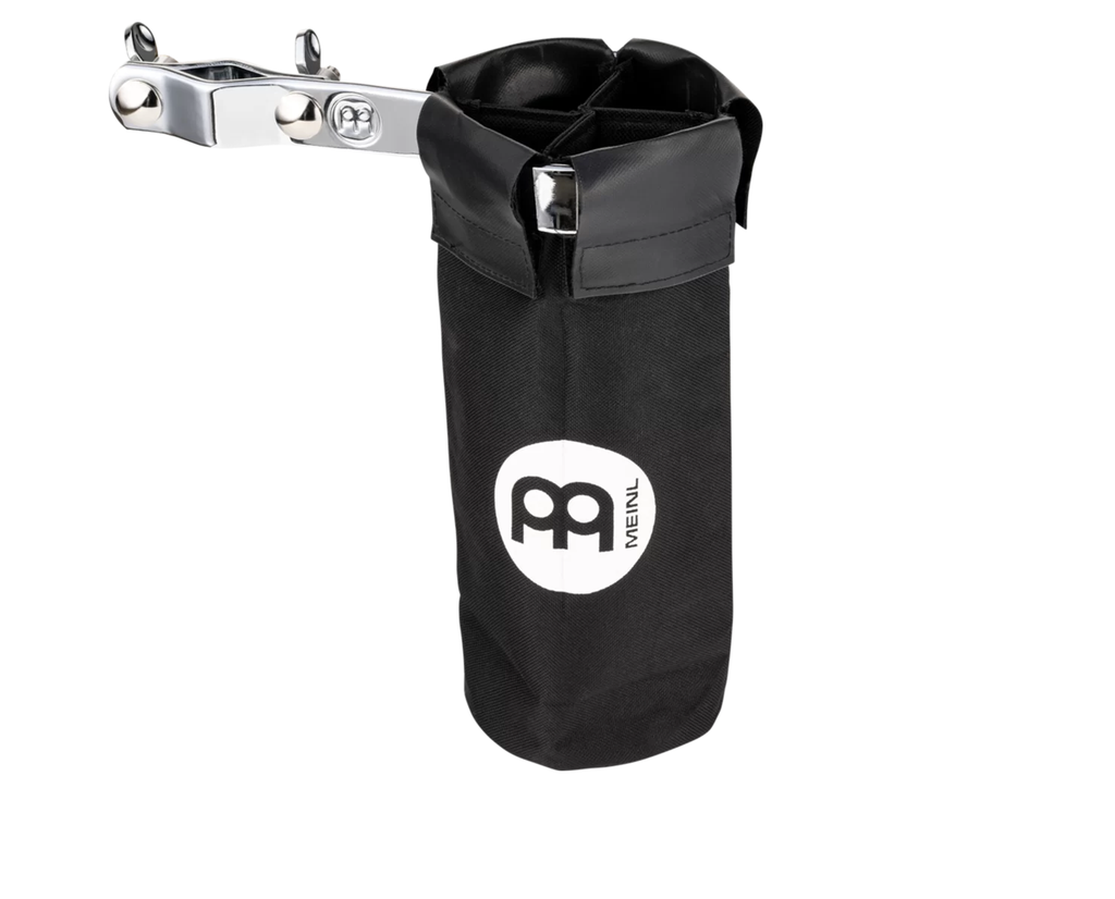 BOLSA MEINL, PARA BAQUETAS (PORTA BAQUETAS), CON SOPORTE METALICO, NEGRO.