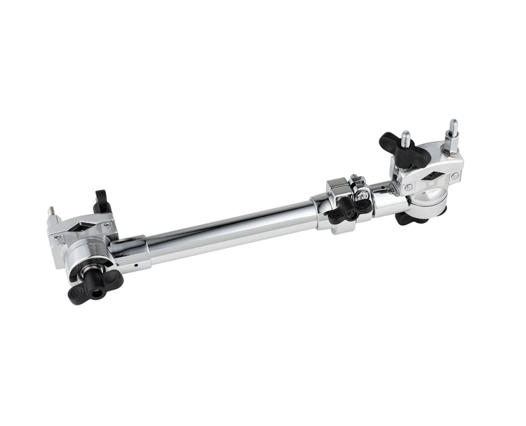 CLAMP MEINL, EXTENSION DOBLE, SE ADAPTA A TODO TIPO DE HARDWARE, ACERO CROMADO, ROBUSTO, GIRO 360